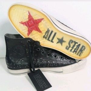 $250 Converse X John Varvatos Mini Studded Black